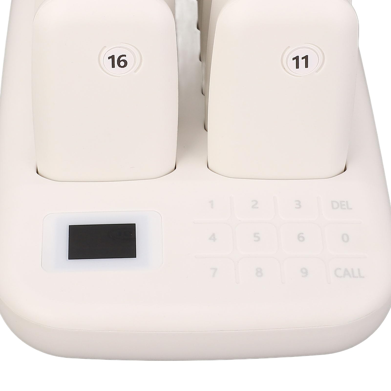 Dpofirs di Chiamata Wireless, di Chiamata Wireless per Gli Ospiti del Ristorante, di Cercapersone a Lungo Raggio con Trasmettitore e 16 Cercapersone Ricaricabili, per Il Negozio(EU)