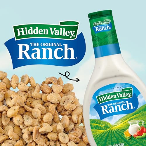Snak Club Peanuts with Hidden Valley Ranch Seasoning, Roasted Nuts, Gluten-Free and Kosher Snack, 11 oz Resealable Bag - image 4