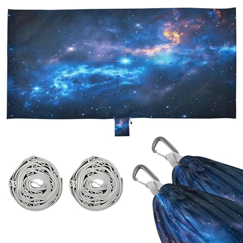 Takiito Galaxy Hammock 330 lb Capacity Travel Camping Hammock with Tree Straps, Portable Lightweight for Outdoor Beach Backpacking Backyard Patio