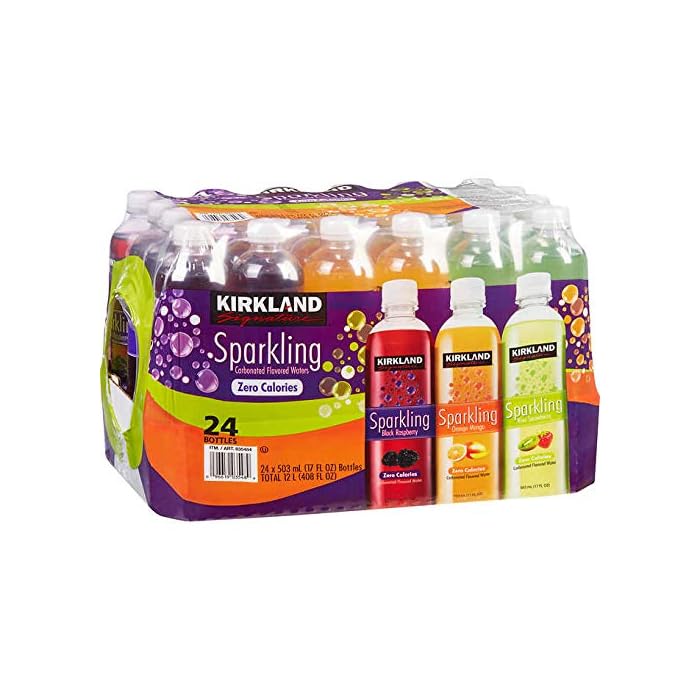 Buy Kirkland Signature Flavored Sparkling Water Variety Club Pack 24