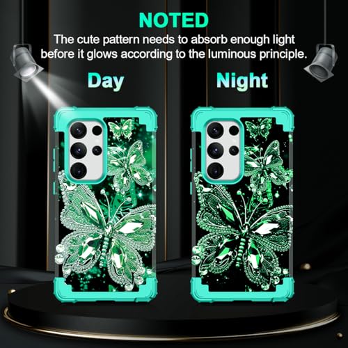 Coque Galaxy S24 Ultra Miqala phosphorescente antichoc à 3 couches - 3