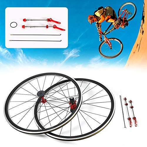 TBVECHI Bike Wheelset 700C Bicycle Road Bike Wheel F&R Wheel Set Aluminium Rim 30mm Brake C/V