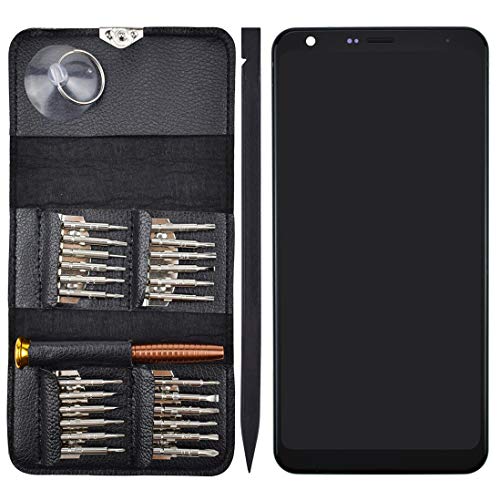 Image of Q Stylo 4 LCD Display Touch Digitizer Screen Assembly with Border Replacement for LG Q Stylo 4 Q710MS LM-Q710FGN Q710AL LML713DL Q710PL Aurora Black