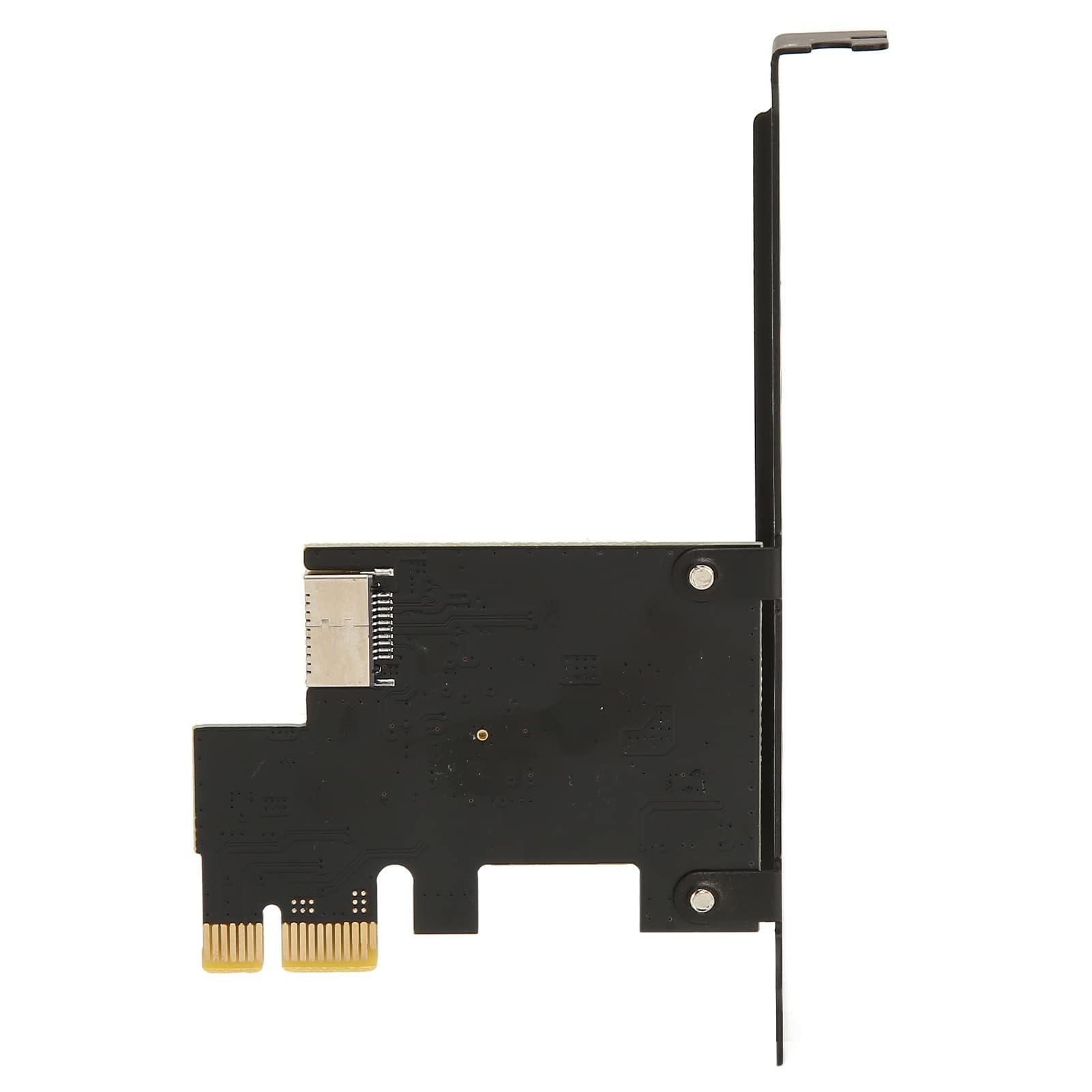 Carte D'extension PCI E vers USB 3.2, Carte Riser de Connecteur de Panneau Avant avec Interface USB3.2 Gen1 USB3.2 Gen1 Type E 20 Broches, clé USB3.2 Gen1 5 Gbps A Adaptée pour Le