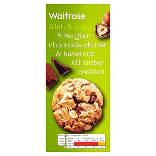Schokolade & Haselnuss Cookies Waitrose 200G (Packung mit 4) Cover