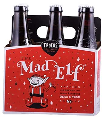 Amazon.com: TROEGS BREWERY Mad Elf Ale 6 Pack, 12 FZ : Grocery