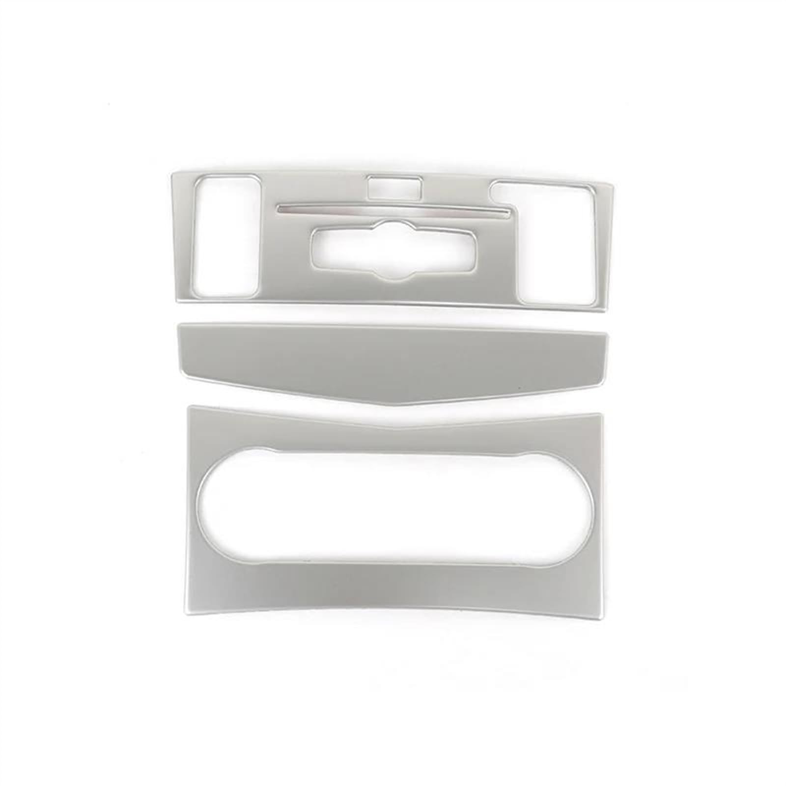 Piwine C Stainless Steel Ar Enter Onsole Air Onditioning D Frame Decoration Over Trim For Benz Lass W204 2007-2010