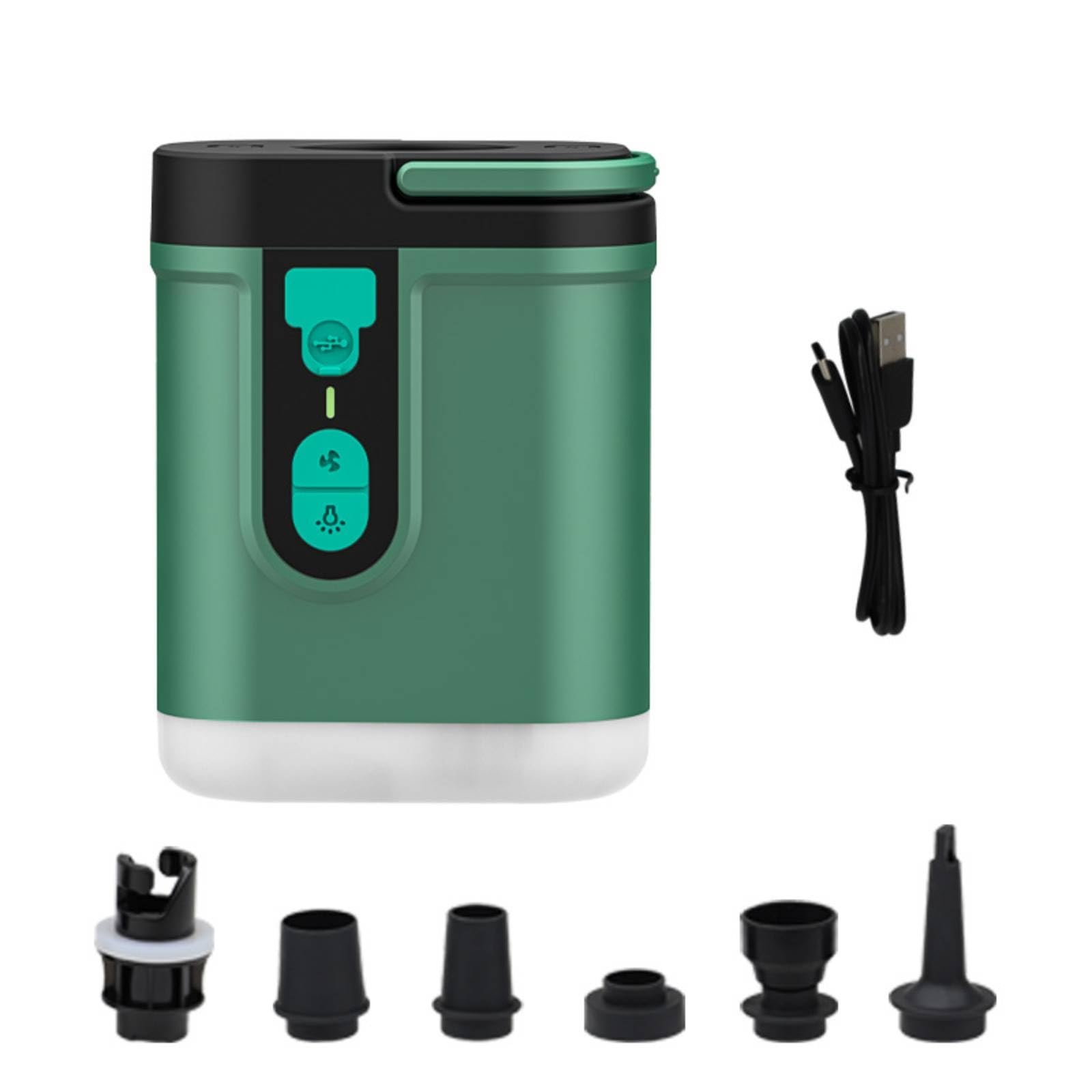 Pompe à Air Électrique Basse Pression Gonfleur Électrique Portable Compacte Pompe à Air avec Câble USB pour Campeurs