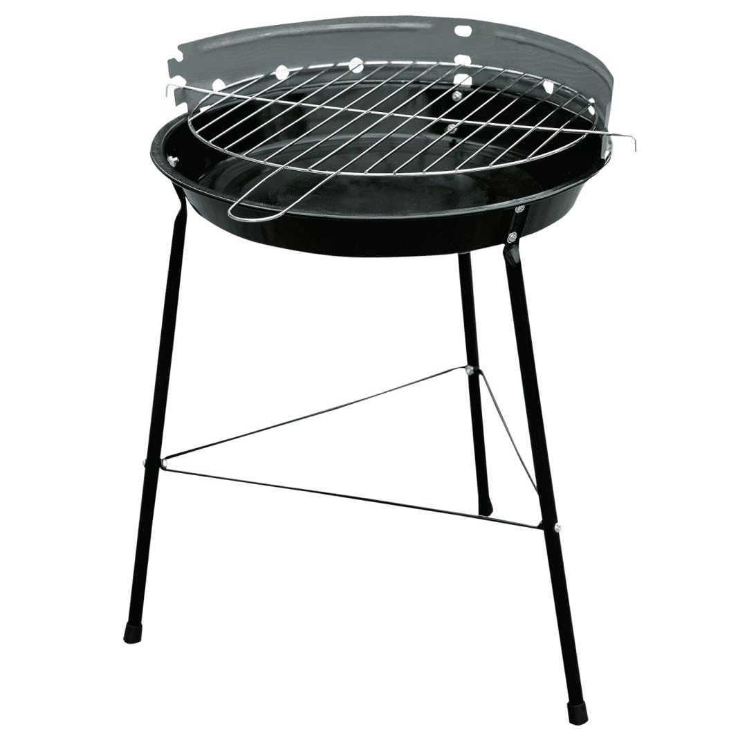 MG930 barbecue da giardino Barbecue a Carbone Rotondo Diametro 32,5 cm Altezza 43 cm Griglia Acciaio Cromato