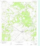 Texas Maps - 1958 Fayetteville, TX - USGS Historical Topographic Wall Art - 37in x 44in, Large Wall Art Map