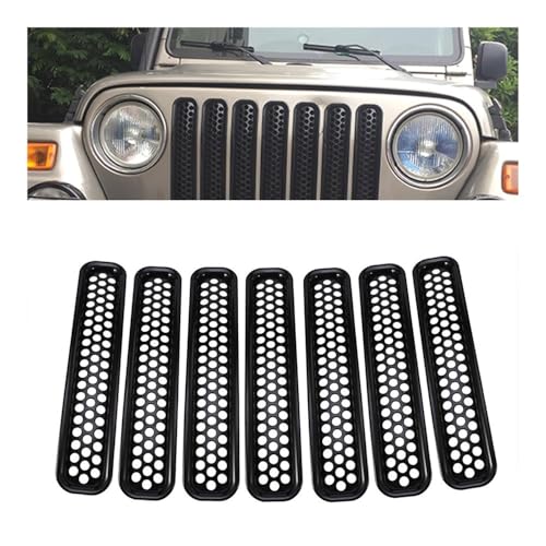 Rejilla frontal coche protector parachoques delantero Wrangler TJ 1997-2006 2