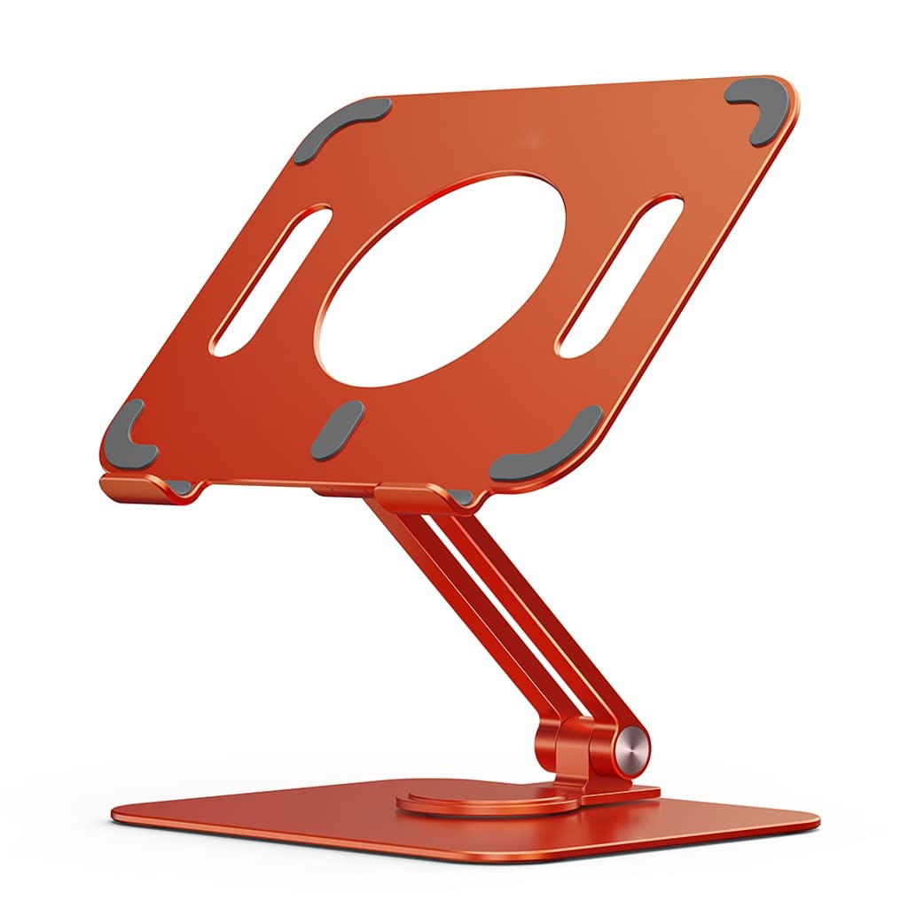 Tablet Stand Desk Riser 360 Rotation Multi-Angle Height Adjustable Foldable Holder Dock for 5-13 9 Inch Phone Tablet