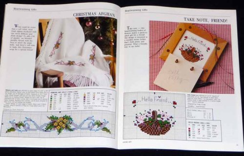 For the Love of Cross Stitch January 1990 Cross Stitch magazine with full patterns (For The Love Of Cross Stitch, 2)