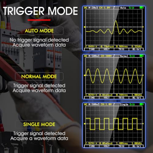 Oscilloscope multimètre portable ET2010A pour tester tension et capacitance - 6