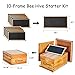 BeeCastle 10-Frame Bee Hives and Supplies Starter Kit,Beehive Kit Dipped in 100% Beeswax,Bee Keeping Supplies-All Beginners Kit Includes Beekeeping Supplies Tool Set and Bee Suit.