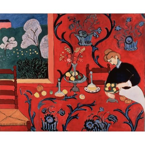 Matisse Henri La chambre rouge pour illuminer le décor mural d'un salon contemporain