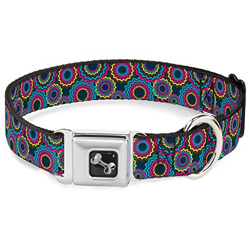 Collier de chien Buckle Down fuchsia résistant pour éviter les fuites - 2
