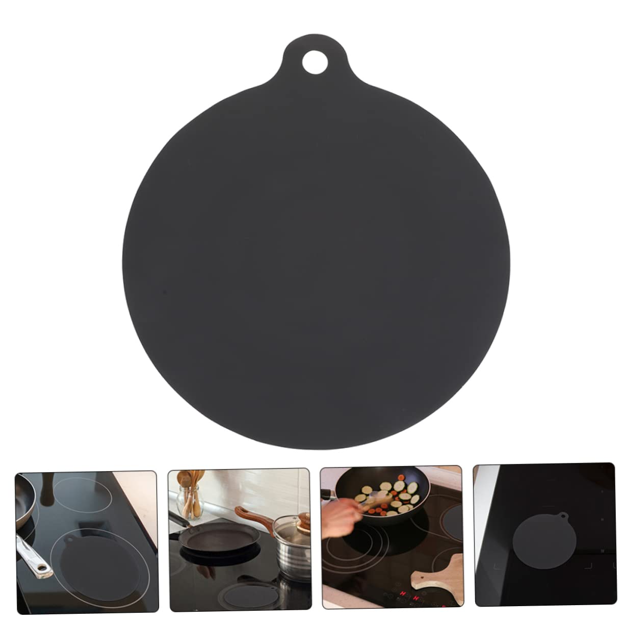 5piezas Estera De para Cocción De Inducción Aislante Térmico Antideslizante para Utensilios De Cocina y Protección De Superficies