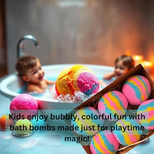 Image of Bath Bomb - spa set for women Rose, calendula, Oats, Green tea, Pink salt |Refreshing hot water bath hydrating moisturizing enchanting Fizzy Aromatic Bath Bomb ( 75 g) each - Pack of 15 Perfect Hamper for Women Men (RAINBOW)