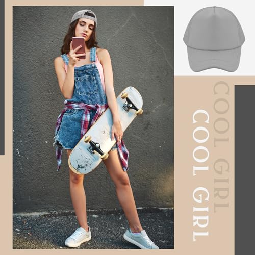 Image of 40 Pack Sublimation Blank Trucker Hat Bulk Wholesale Mesh Baseball Cap for Women Men DIY Hat Bar Party