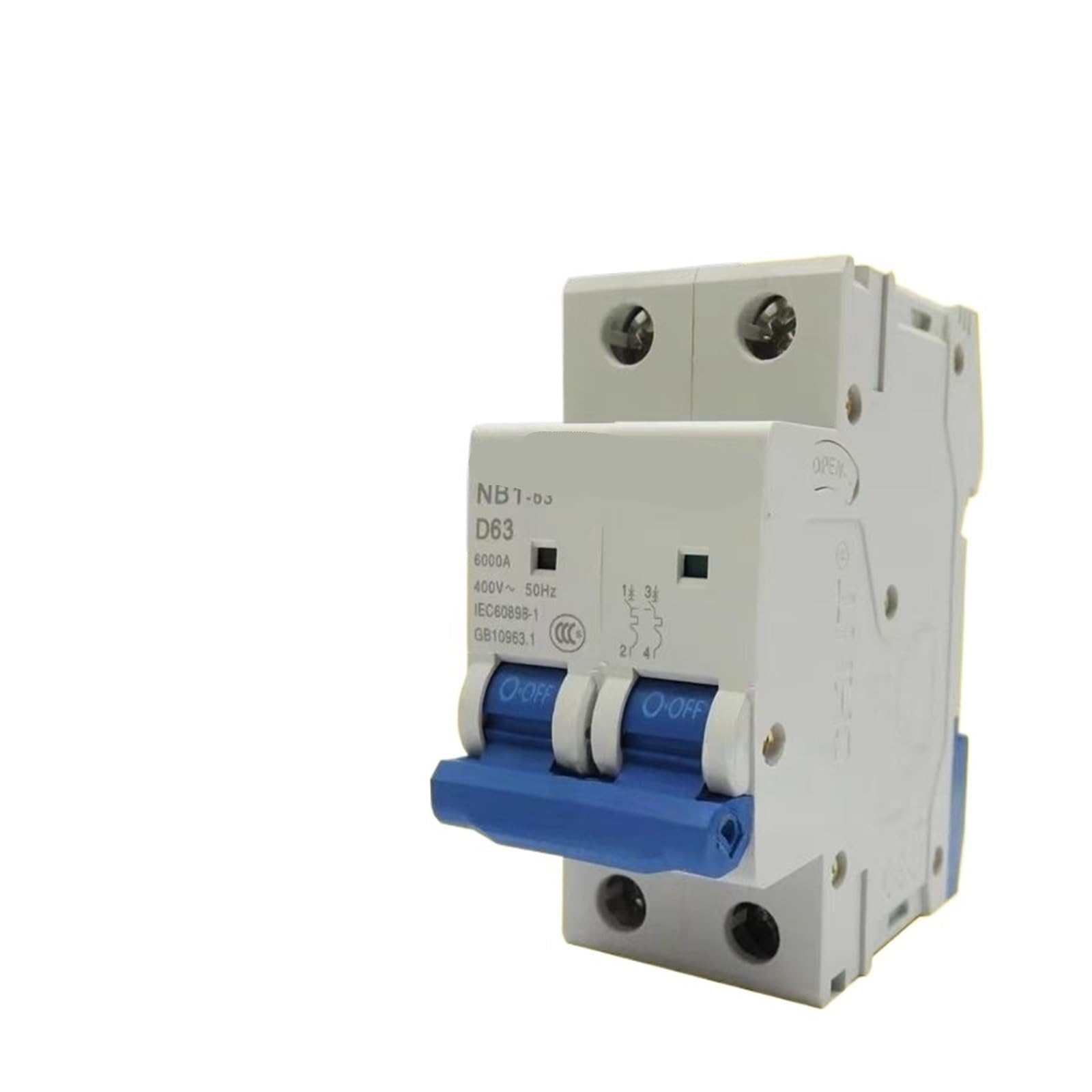 OSHZIKJII NB1-63 2P Type Breaker 6A 10A 20A 25A 32A 50A 63A D63 D16 D20 D25 D32 D40 D50(20A)