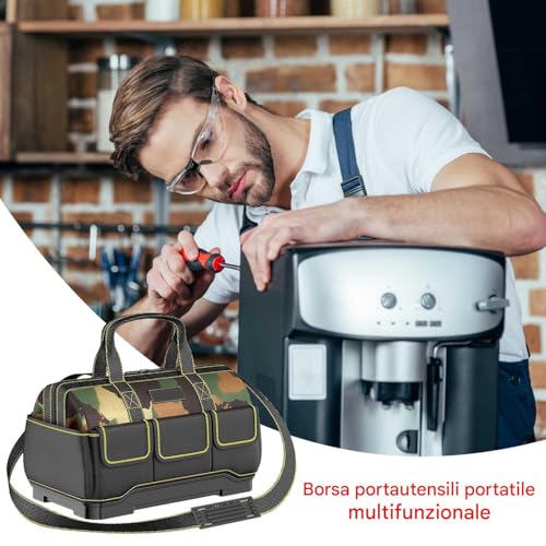 Sac à outils avec boîte intégrée pour protéger le matériel de chantier