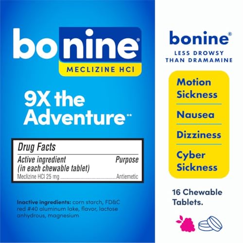 Bonine 27516 Non-Drowsy Bonine For Motion Sickness Relief thumb #2