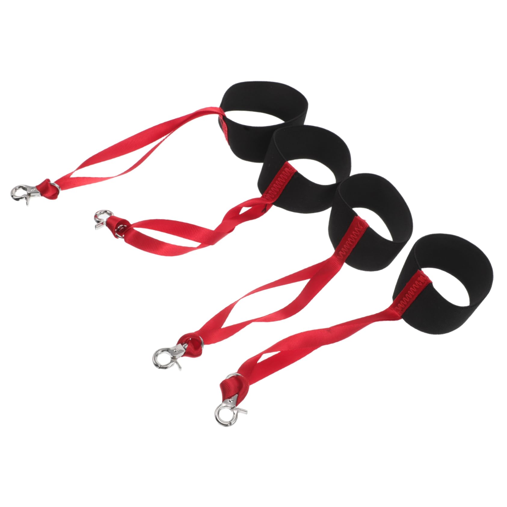 Happyyami Ski Glove Wrist Strap Elastic Hanging Straps with Metal Button for Ski Gloves Winter Outdoor Sports Use for Snowboarding and Skiing Womens Style