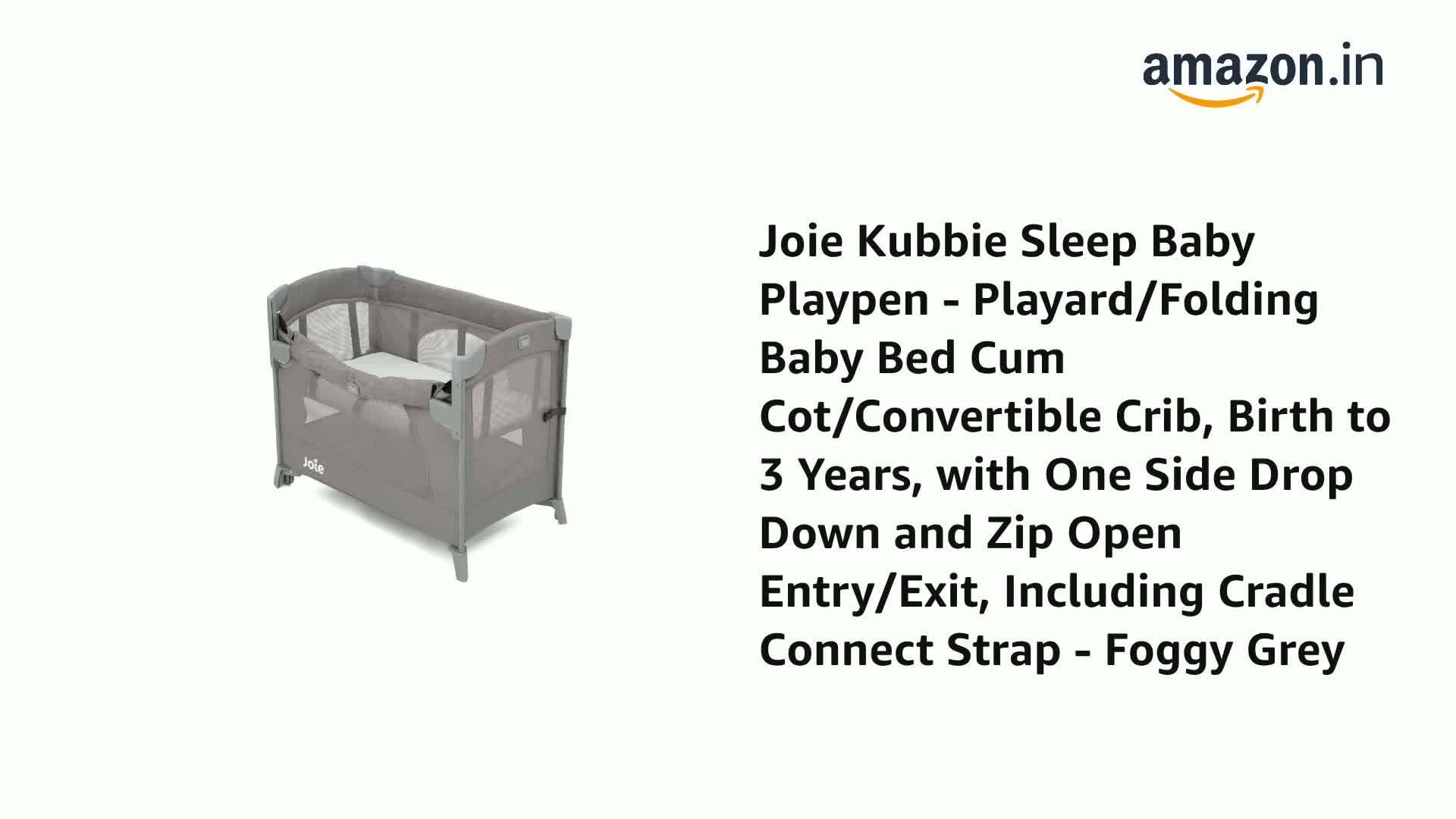 Buy Joie Kubbie Sleep Baby Playpen - Playard/Folding Baby