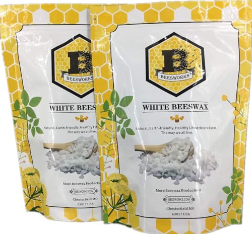 White Beeswax Pellets (1 lb) | 100% Pure, Cosmetic Grade, Triple-Filtered Beeswax for DIY Skin Care, Lip Balm, Lotion, and Candle Making - Image 3