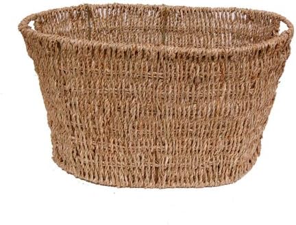 The Lucky Clover Trading Seagrass Storage Basket, Natural