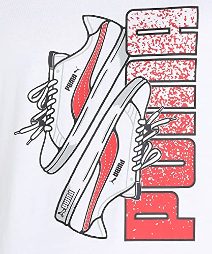Image of Puma Men's Letter Print Fitted T-Shirt