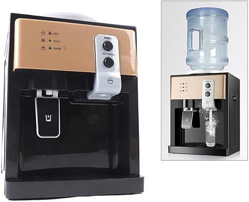Dispensador de agua eléctrico para encimera, dispensador de enfriador de agua fría y caliente de escritorio de 110 V, máquina de agua de arranque