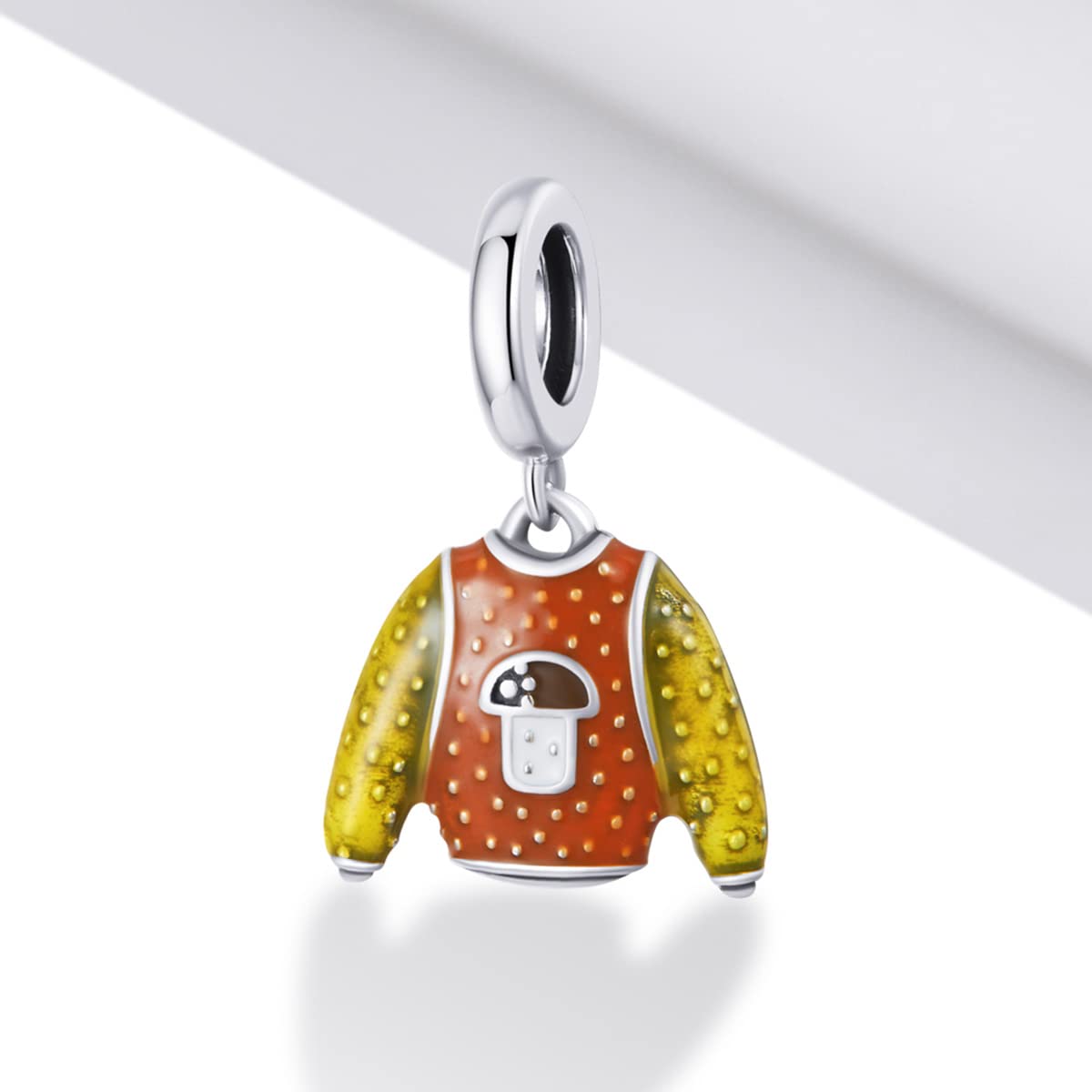 Świąteczny zimowy sweter zawieszka Charm DIY ozdoby świąteczne na boże narodzenie urok ozdoby biżuteria bransoletka tworzenie ubrań