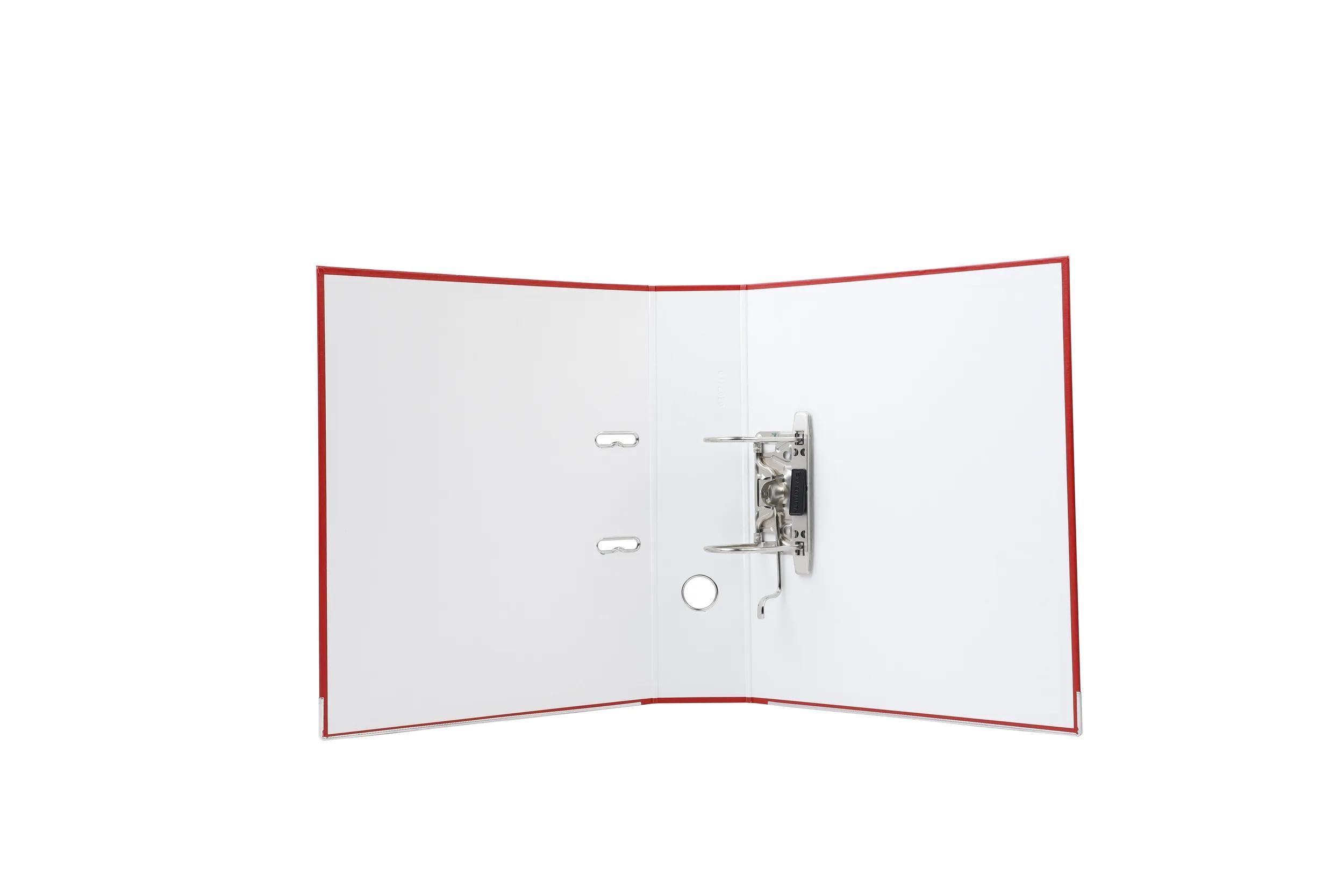 Exacompta - Réf. 918403B - Carton de 20 classeurs à levier A4 - Dos 80 mm - Mécanique 80 mm - Dimensions extérieures : 32x29 cm - Format à classer A4 - Rouge