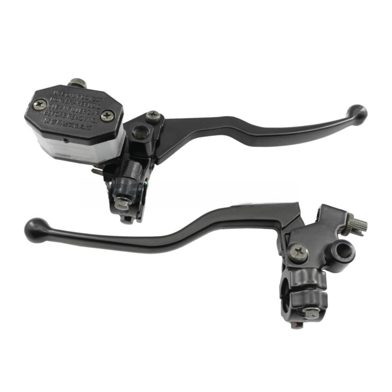 KTEBNWOSD Motorcycle Universal Black Clutch Lever Brake Master Cylinder Motorcycle Hydraulic Brake Master Cylinder Handle Brake Clutchs Levers