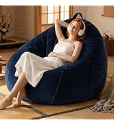 Amazon.co.jp: Lovikon ビーズクッション 特大 100*80cm 一人掛け