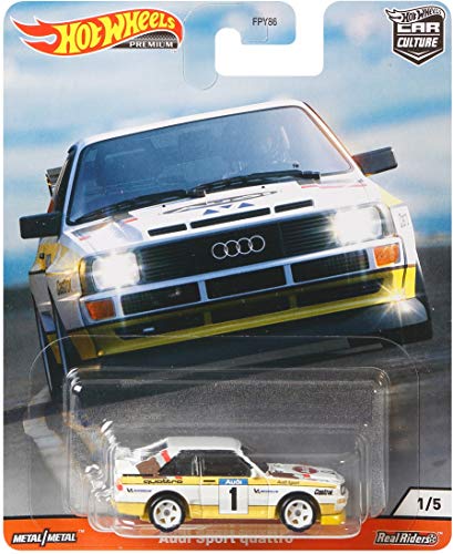 Hot Wheels Audi Sport Quattro a escala 1:64 miniatura 4