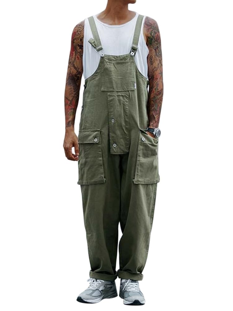 Salopette Homme Overalls Jumpsuit en Jean Loisirs