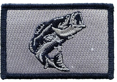 Tactical Wildlife Largemouth Bass Patch - Silver