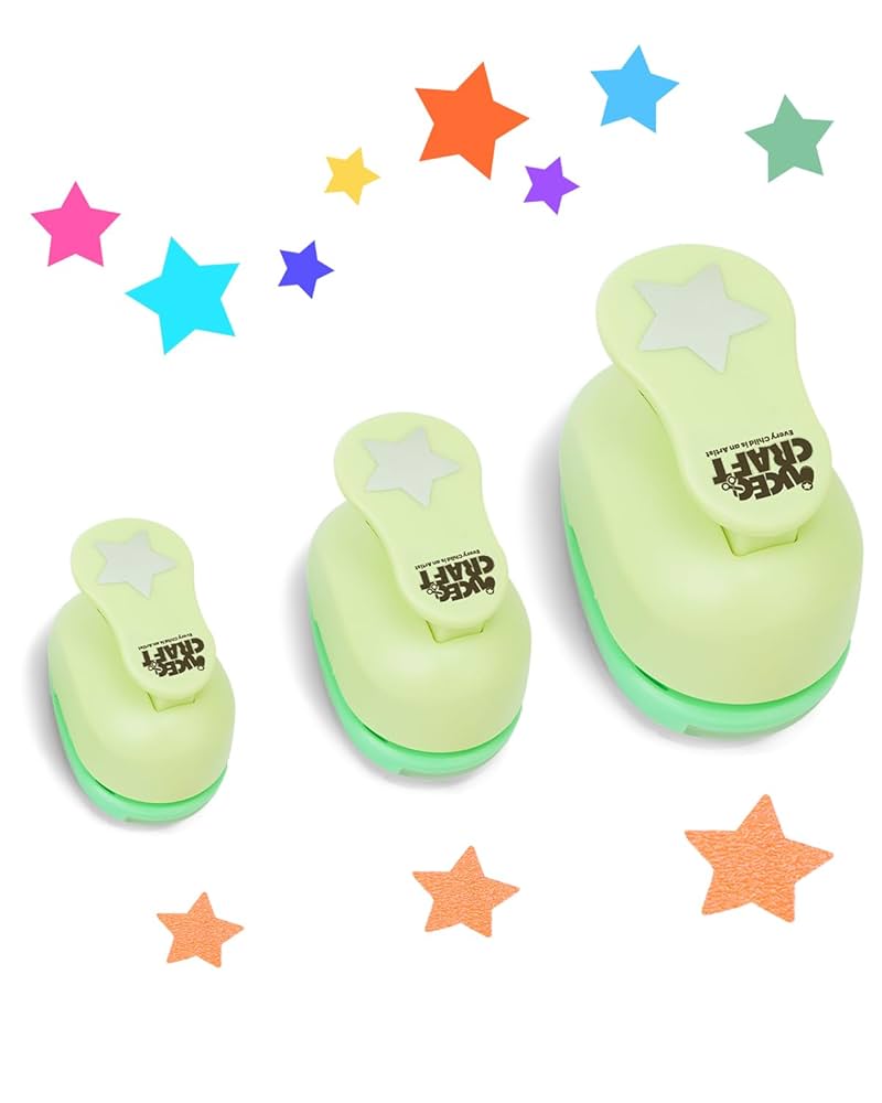 クラフトパンチ Amazon.co.jp: UCEC クラフトパンチ 星型エンボスパンチャー 3