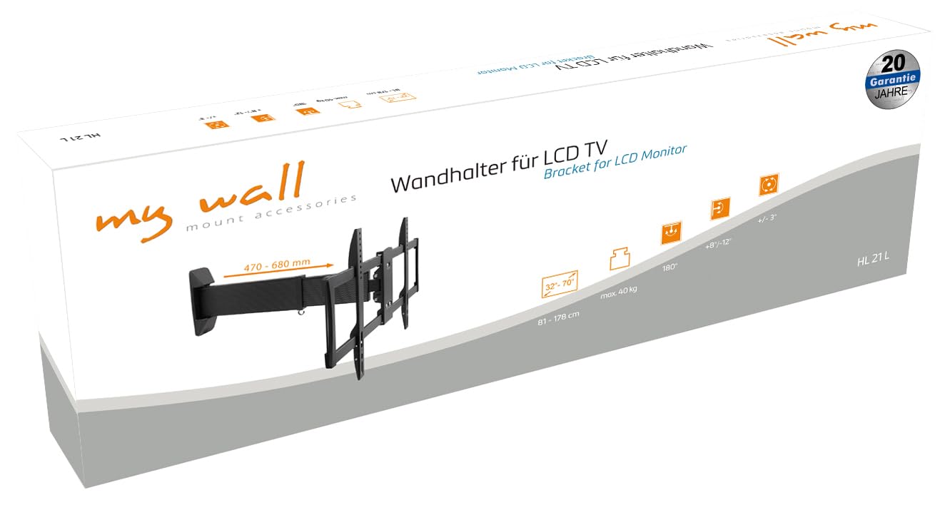 My Wall HL21L supporto da parete per TV LCD, 178 cm