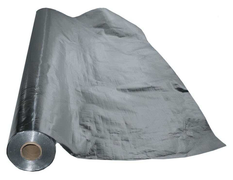 1000SQFT 8FT X 125FT Reflective Foil Insulation Radiant Vapor Barrier Solid Sauna