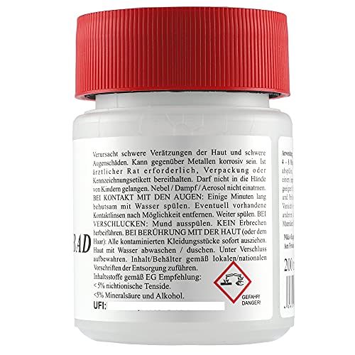 Silberbad für Silberschmuck 200 ml Made in Germany Silberreiniger für Schmuck Schmuckreiniger Profi Silber Reiniger Silberputzmittel