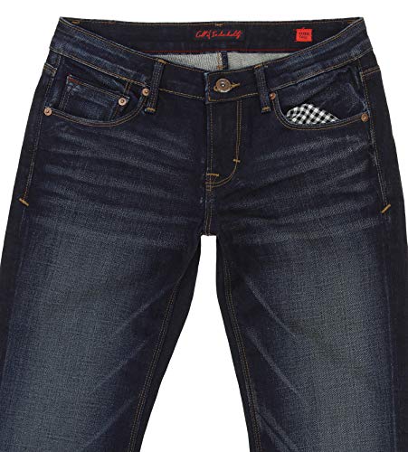 Cult of Individuality Women's Vixen Curvy Blue Jean Pants3