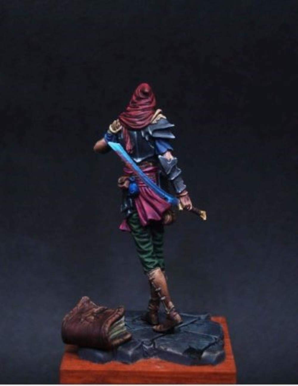 PANGCHENG 1/24 75Mm Dark Elf 75Mm Figura Histórico Kit De Resina Modelo En Miniatura Sin Ensamblar Sin Pintar