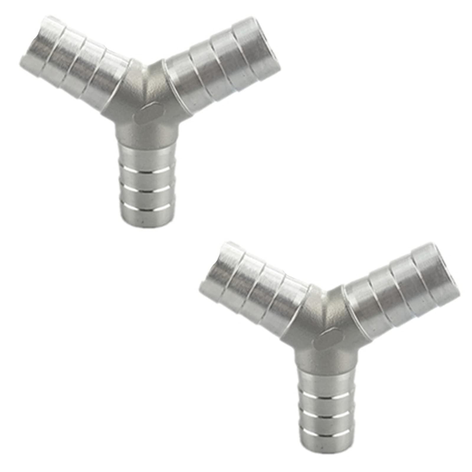 HEXHUASR Schlauchverbinder Aus Edelstahl 304 – Y-, U-, T- Oder Kreuzform, 1/4 Zoll, 7 Mm, Mit Widerhaken, Für CO2 & Homebrew