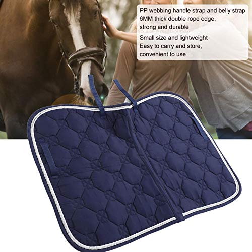 Paardenzadeldek, katoenen PP webbing handvat Buikband Paardenzadeldek Zacht ademend dubbel touw Zweetabsorptie (blauw) - Afbeelding 8