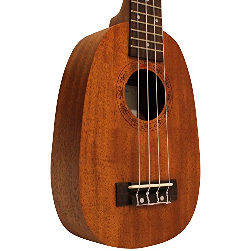 en dents de scie en acajou Ukulélé avec préampli, guide de démarrage rapide, support, Sac de transport et tuner - Les Beatles, Paul McCartney, John Lennon, RIngo Starr, George Harrison en dents de scie en acajou Ukulélé avec préampli, guide de démarrage rapide, support, Sac de transport et tuner – Image 7