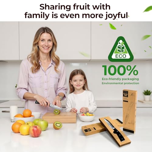 Image of CoquusAid Paring Knife 3.75 Inch Fruit Knives, Small Kitchen Knife